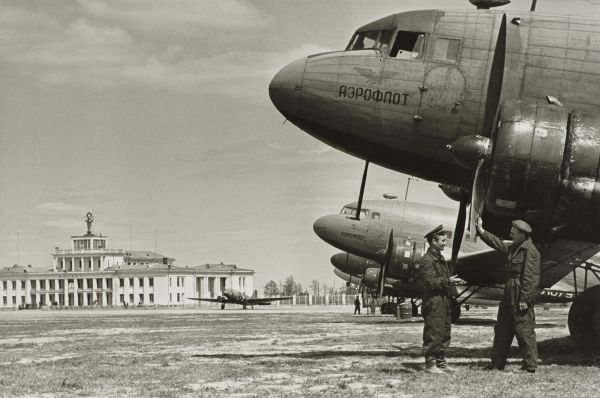 Аэродром Внуково. 1955 г. 